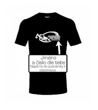 Traktorbagr - vlastní nápis a číslo