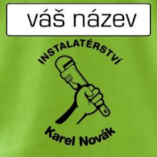 Instalatérství vlastní nápis