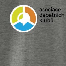 Asociace debatních klubů logo s textem