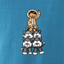 Psí spřežení animované