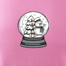 Sněhová koule se sněhulákem