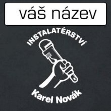 Instalatérství vlastní nápis