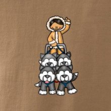 Psí spřežení animované