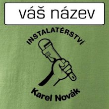Instalatérství vlastní nápis