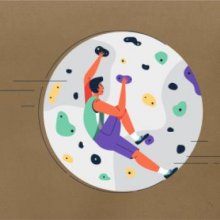 Lezení na stěně - můj svět