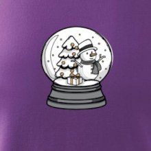 Sněhová koule se sněhulákem