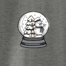 Sněhová koule se sněhulákem