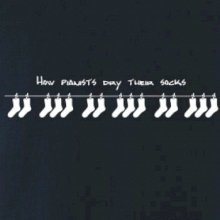 How pianists dry their socks