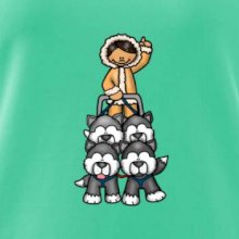 Psí spřežení animované