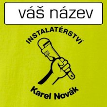 Instalatérství vlastní nápis