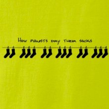 How pianists dry their socks