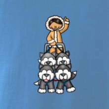 Psí spřežení animované