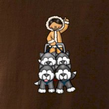 Psí spřežení animované