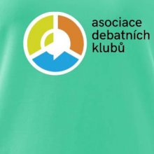 Asociace debatních klubů logo s textem
