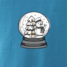 Sněhová koule se sněhulákem