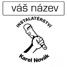 Instalatérství vlastní nápis Instalatérství vlastní nápis