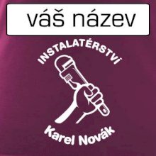 Instalatérství vlastní nápis