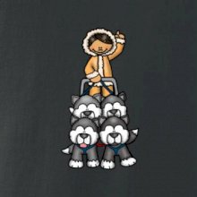 Psí spřežení animované