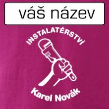 Instalatérství vlastní nápis