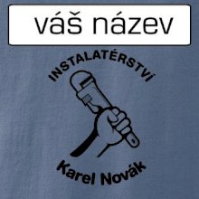 Instalatérství vlastní nápis