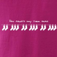 How pianists dry their socks