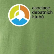 Asociace debatních klubů logo s textem