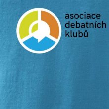 Asociace debatních klubů logo s textem
