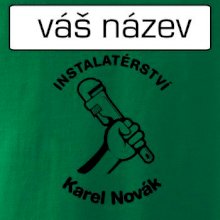 Instalatérství vlastní nápis