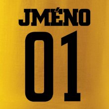 Fotbalový dres - vlastní jméno a číslo