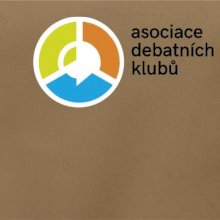Asociace debatních klubů logo s textem