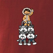 Psí spřežení animované