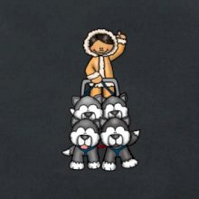 Psí spřežení animované