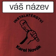 Instalatérství vlastní nápis