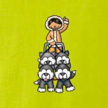 Psí spřežení animované