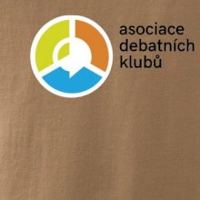 Asociace debatních klubů logo s textem