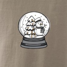 Sněhová koule se sněhulákem