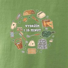 Vydržím i 15 minut sauna