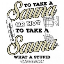 To take a Sauna or not to take a Sauna To take a Sauna or not to take a Sauna