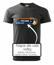 Stavba - vlastní nápis - bagrista