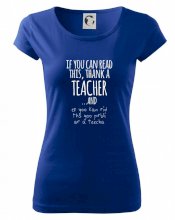 If you can read this - teacher