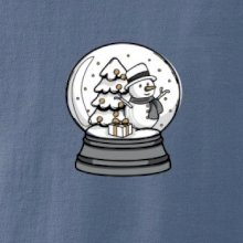 Sněhová koule se sněhulákem