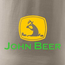 John Beer jelen s pivem