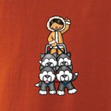 Psí spřežení animované