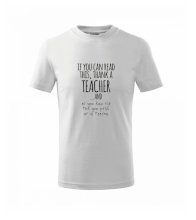 If you can read this - teacher