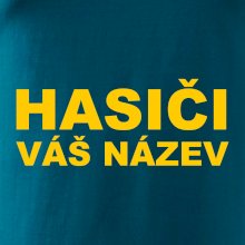 Hasiči - žlutý nápis - váš název sboru
