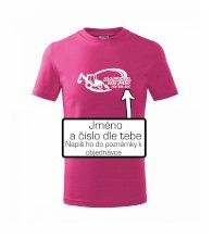 Traktorbagr - vlastní nápis a číslo