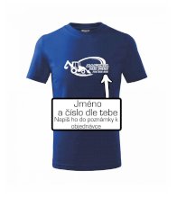 Traktorbagr - vlastní nápis a číslo