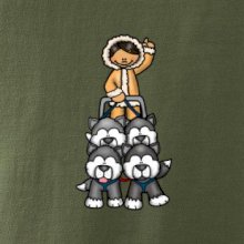 Psí spřežení animované