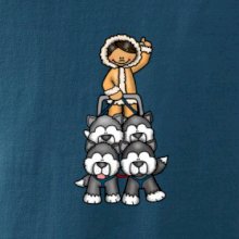 Psí spřežení animované