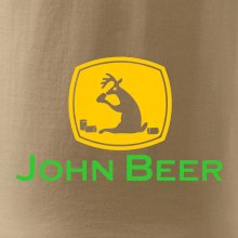 John Beer jelen s pivem